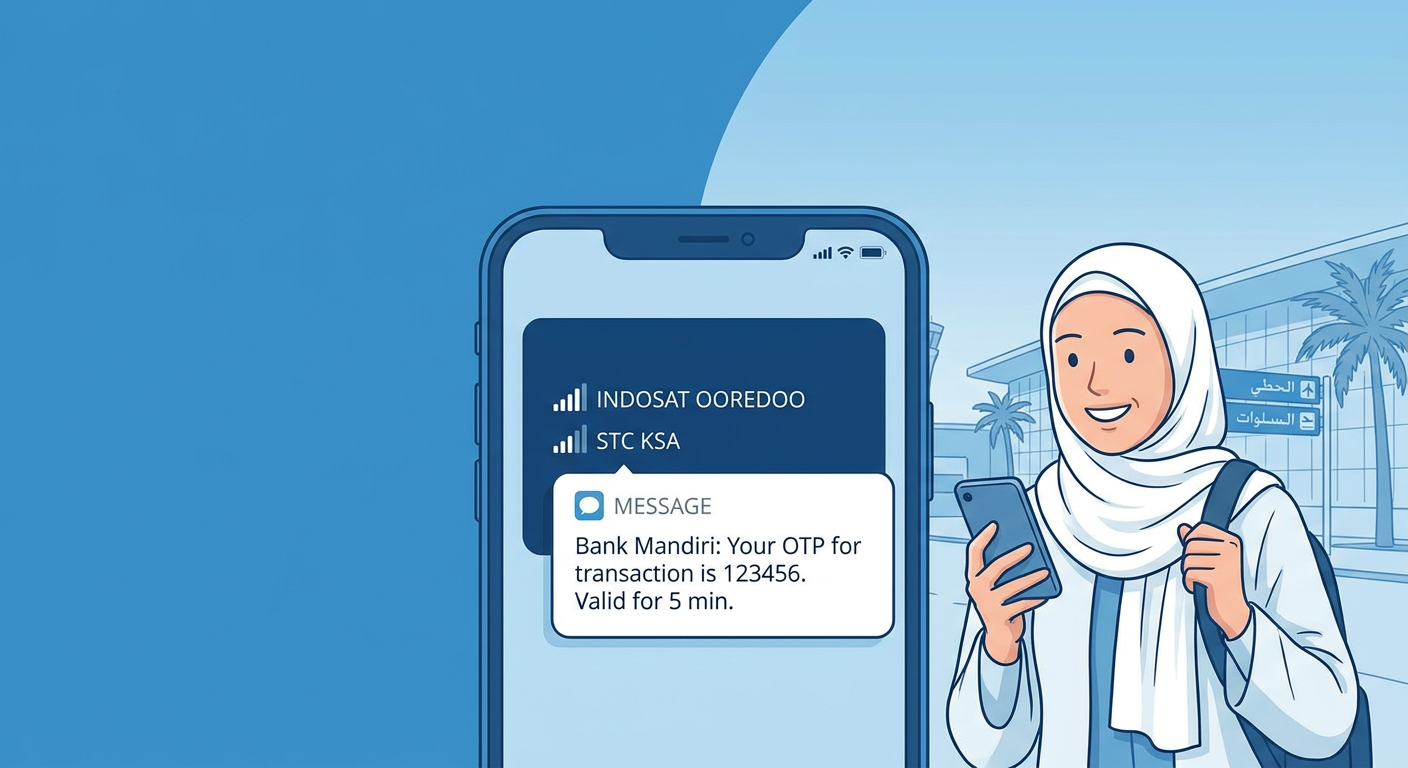 Apakah eSIM Aman untuk OTP Bank Saat Umroh?